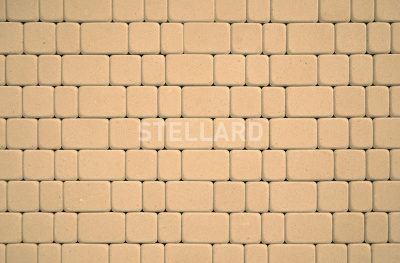 Тротуарная плитка Stellard Старый город Желтая 40