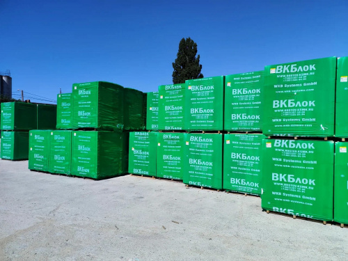 Газобетонные П-образные блоки ВКБлок 500x200x250, D500