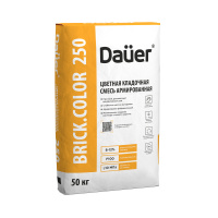 Цветная кладочная смесь армированная Dauer BRICK.COLOR 250 темно-коричневая 50 кг